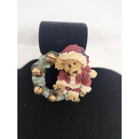 Vintage 1995 Boyd's Bear Holiday Pins Lot of 3 Christmas brooch - Picture 4 of 6
